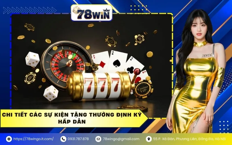 Chi tiết các sự kiện tặng thưởng định kỳ hấp dẫn